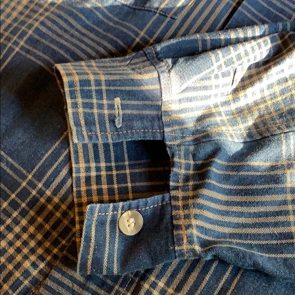Plaid Denim Shirt Men’s Size XL Legal Jeans Long Sleeves - Picture 7 of 7